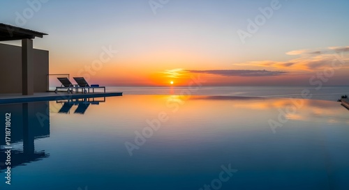 sunset at the pier