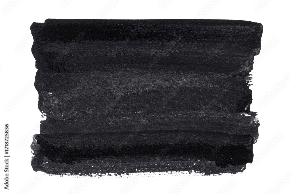 Obraz premium Texture painted with a roller on the wall wet dark lino ink remain, black linocutting paint roller texture;