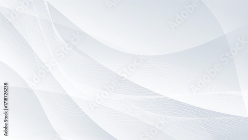 abstract white and grey background with graphic geometric shape and lines decoration