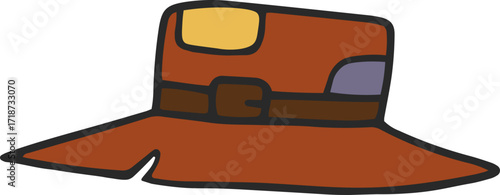 face swap template scarecrow hat svg illustration