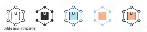 Product Icon Set Multiple Style Collection