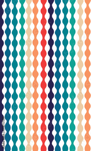 fondo con lineas onduladas de colores en un lienzo vertical 