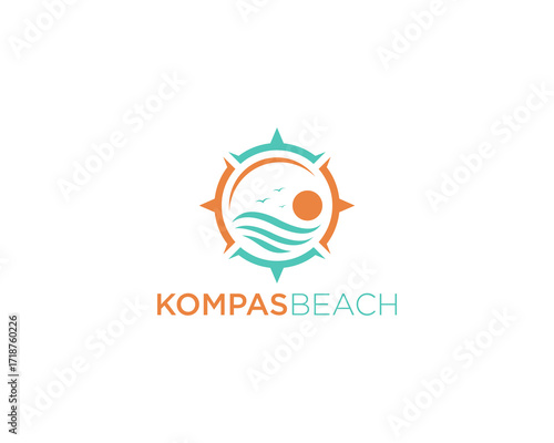 Kompas beach logo