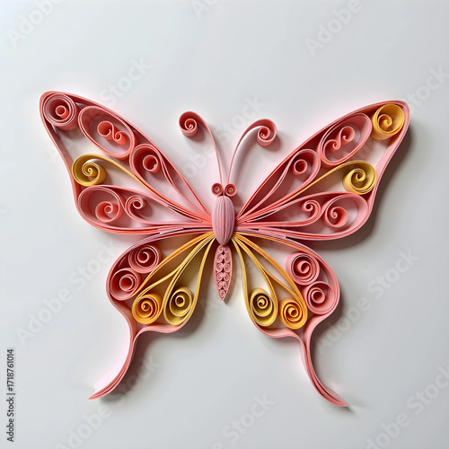 Hand-drawn Quilling Style