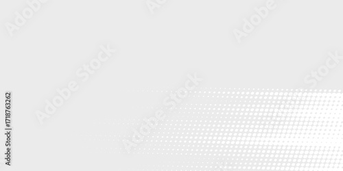 Vector dot white gray wave light technology texture background. Abstract big data digital concept art simple. vector background eps10