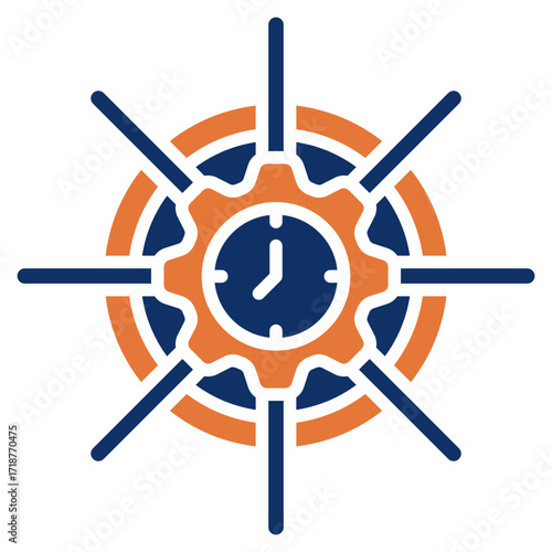 Navigation solid color icon