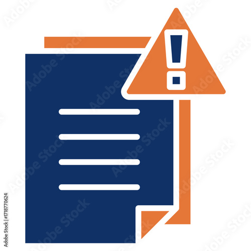 Policy solid color icon