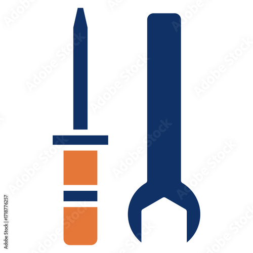 Maintenance Tool solid color icon