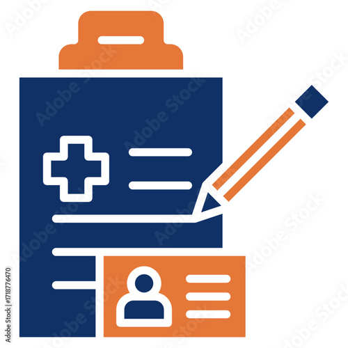 Registration solid color icon