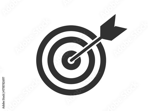 Target icon. Symbols for websites, computers icon vector


