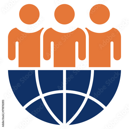 Public solid color icon
