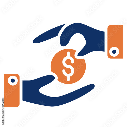 Payment solid color icon
