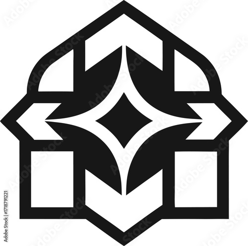 Seamless Islamic Geometric Tile Pattern