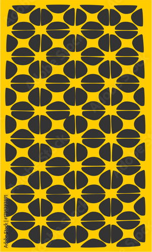 A yellow and black cover by visual artist for the cover of the book by visual 
