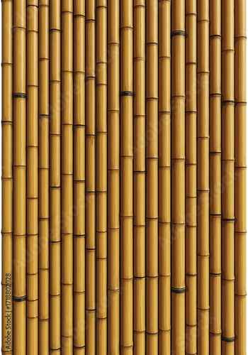 Vector illustration of illustration of vertical bamboo wall texture background