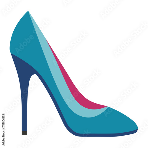 Elegant High Heel Shoe Vector Icon – Premium AI Graphics Design for Fashion & Digital Projects