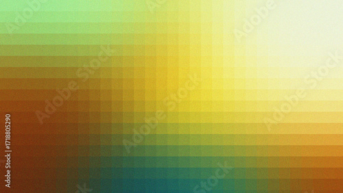 Retro Pixel Gradient Abstract Background with Vibrant Colors
