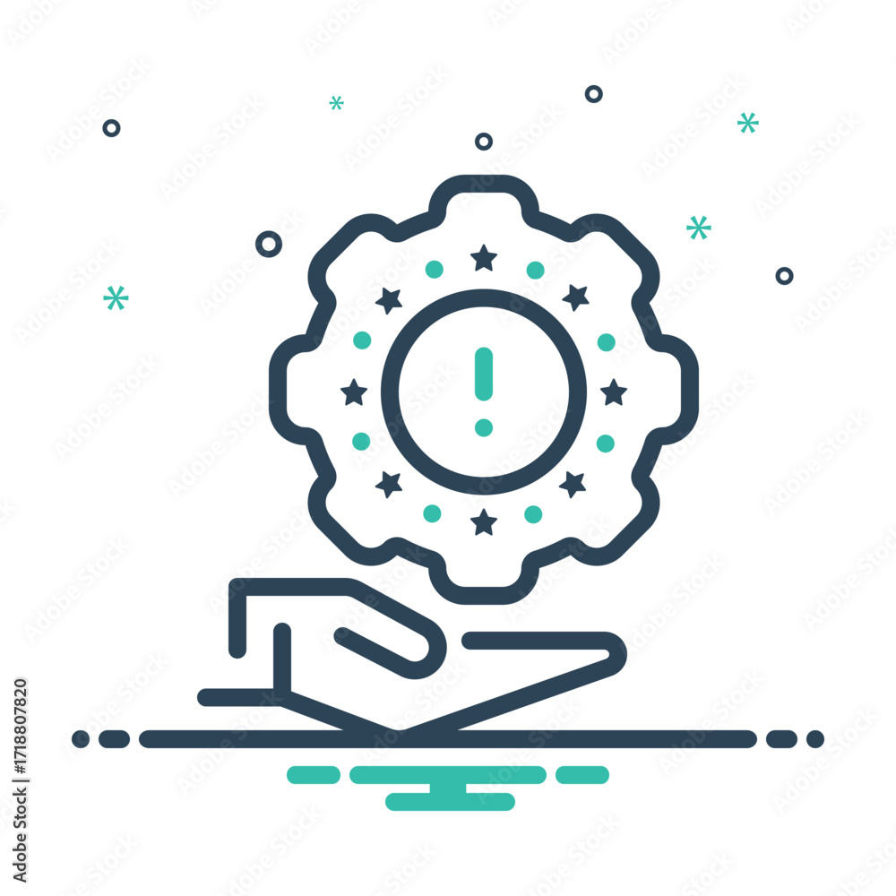 Fototapeta premium Mix icon for regard