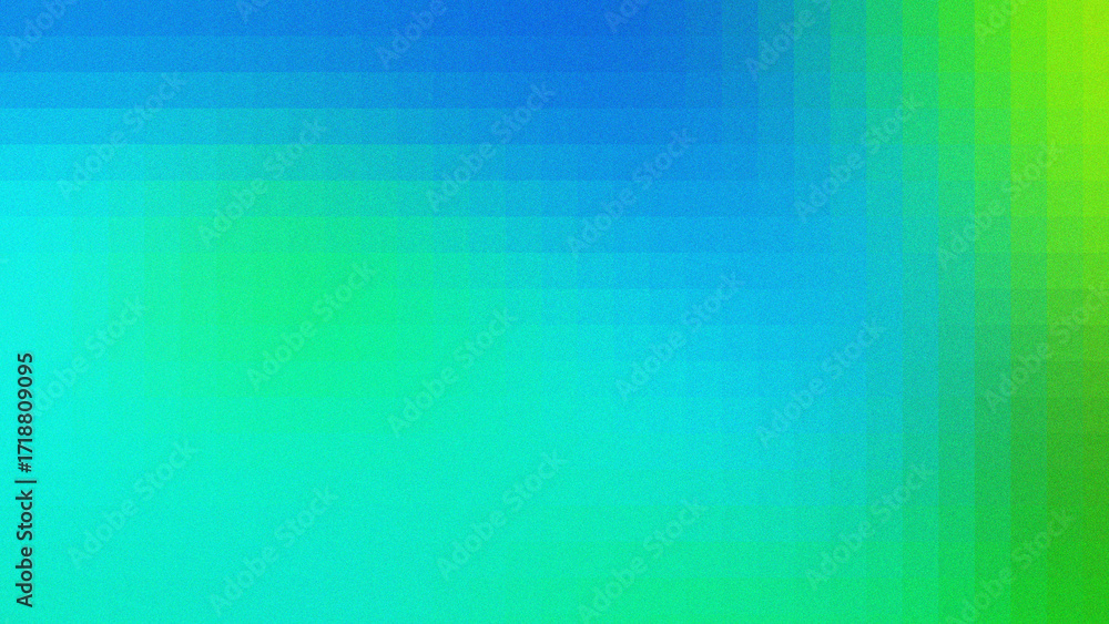 Fototapeta premium Abstract Grainy Pixel Gradient Background with Retro Noise Texture 