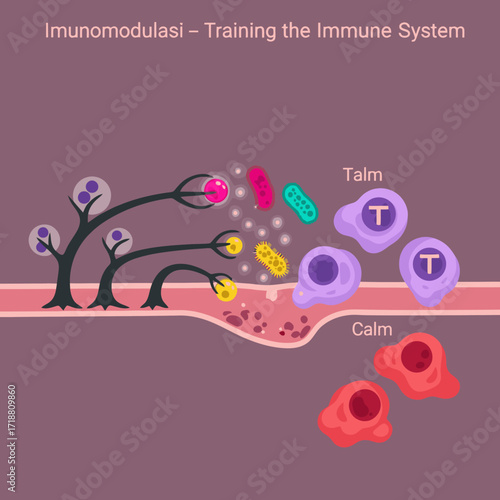Boosting immune response by training immune system and fighting viruses like bacteria in blood, a concept for medical and biological research