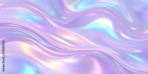 Wallpaper Mural Shimmering, swirling iridescent hues create dynamic, flowing motion illusion,  optical,  art Torontodigital.ca