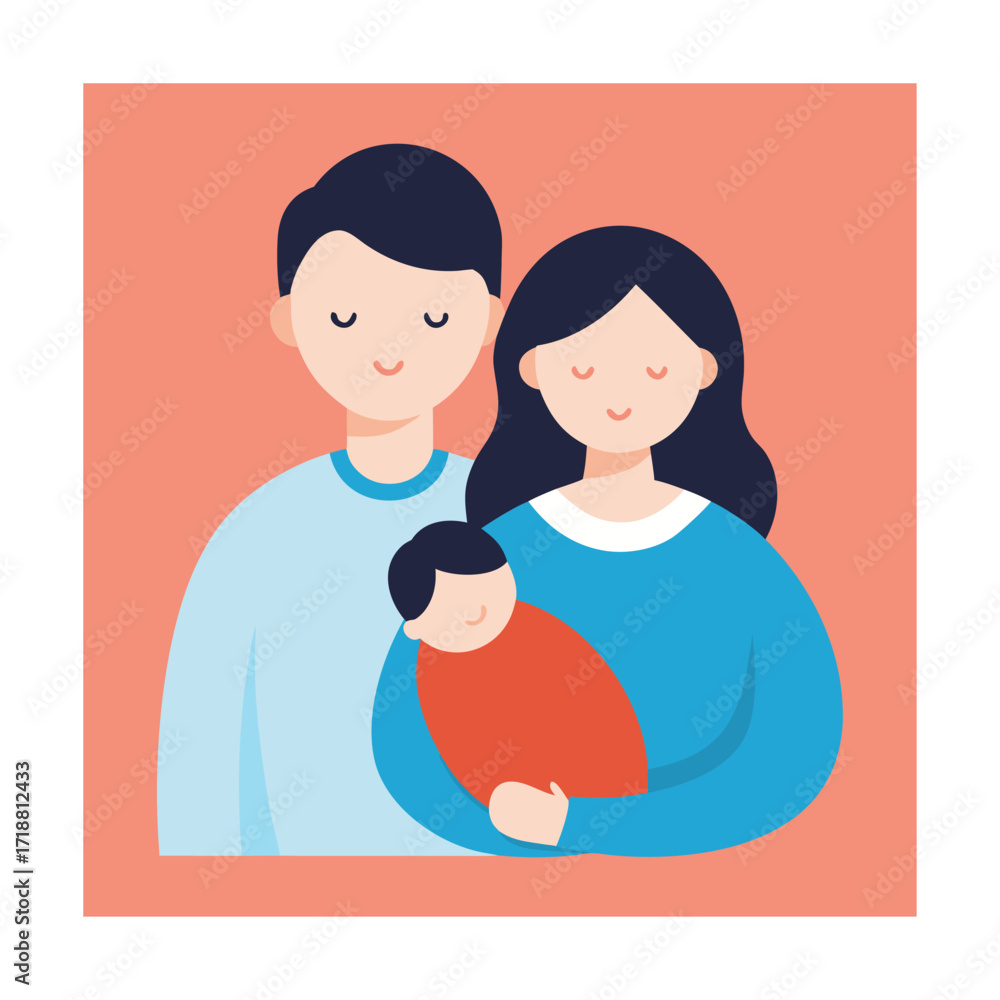 Fototapeta premium Family cuddle