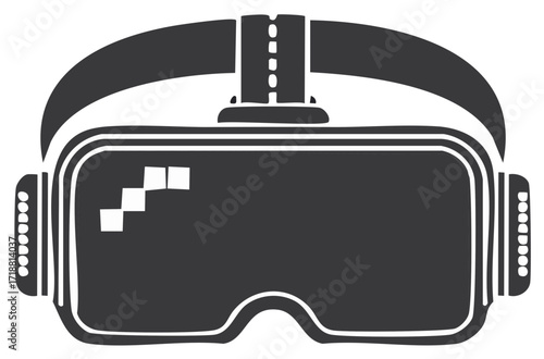 Stylized Virtual Reality Headset for Immersive Gaming and Digital Worlds