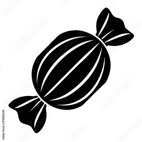 Chocolate Candy Icon Vector – Sweet Dessert Graphic Design