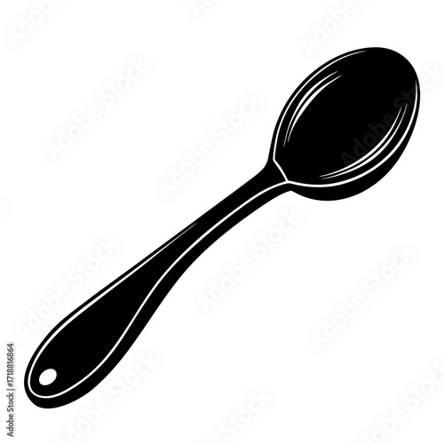 Feeding Spoon Vector Illustration