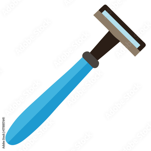 Razor Vector on White Background – Sharp Blade Illustration for Digital Design