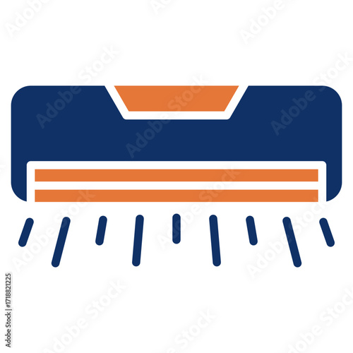 Air Conditioning solid color icon