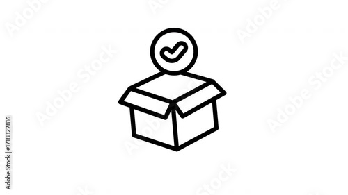 package box animated icon
