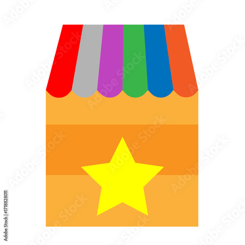 Recommended Shop Vector Flat Icon Design