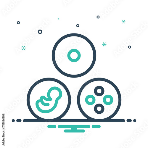 Mix icon for embryo culture