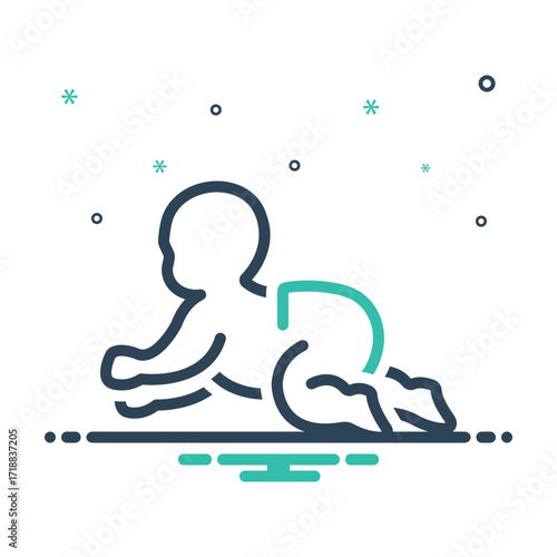 Mix icon for infant