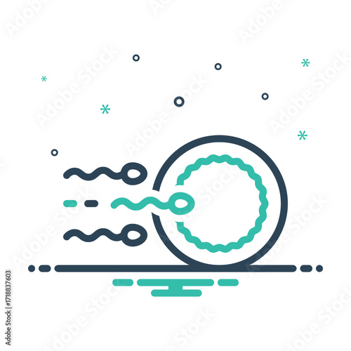 Mix icon for ovulation