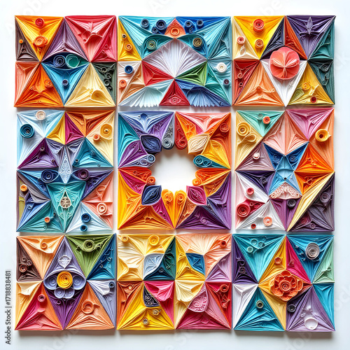 Hand-drawn Quilling Style