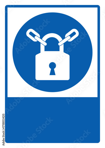 mandatory safety signs v2 your custom message here portrait size a4,a3,a2,a1_keep locked