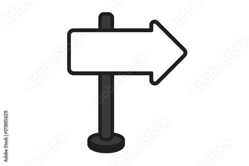 Quick tips quote phrase on a road post pointing forward. Vector illustration of advice concept. Blank directional arrow sign for guidance, information, strategy, and help.