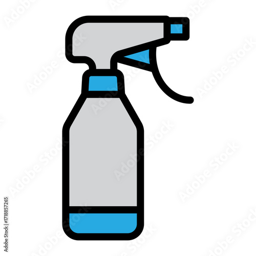 Cleaning Spray Vector Filled Icon Design