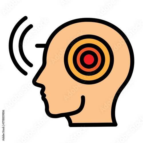 Sensory Marketing Vector Filled Icon Design