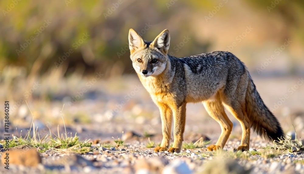 Fototapeta premium Desert fox in the sunlight