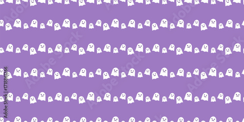 ハロウィンに使える可愛いおばけ柄パターン