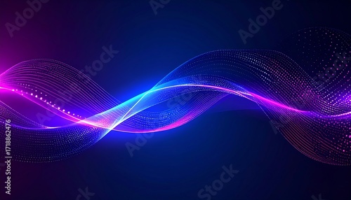Abstract glowing wavy lines (1)