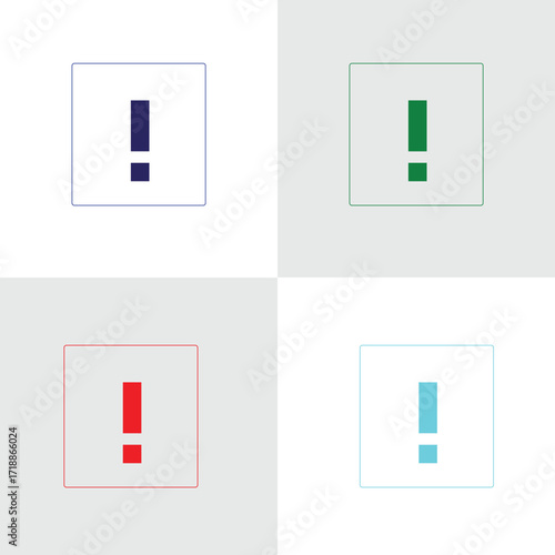 set of vector buttons with icons