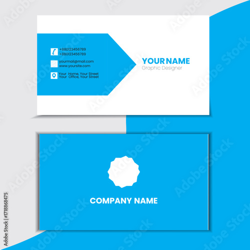 Business card design for persona and cooperate use 