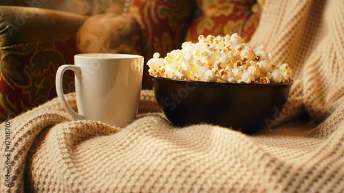 Cozy Night In Popcorn, Coffee, & Comfort