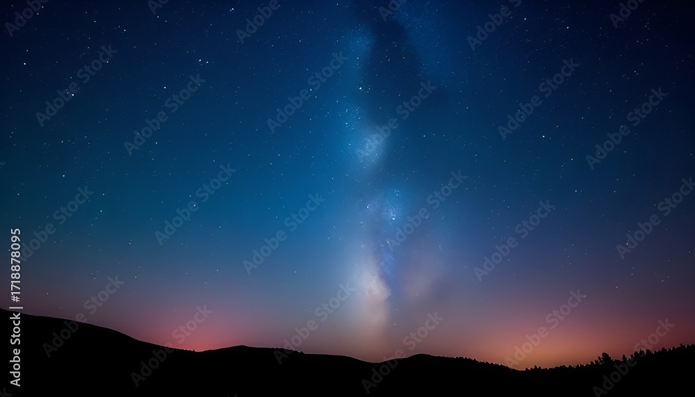 Fototapeta premium Starlight Symphony Stars creating a symphony of light and color