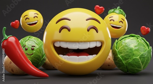 This is an image of a digital emoji icon with a clean and simple design.