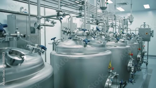 Production Line of Stainless Steel Industrial Tanks & Piping